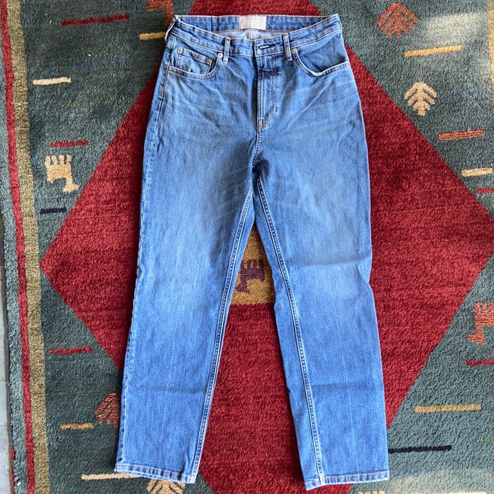 Everlane high-rise straight jeans